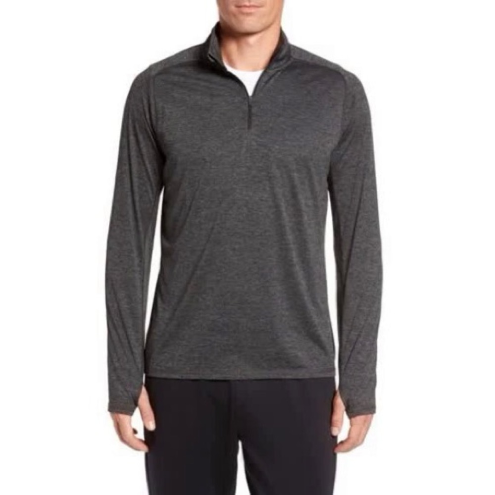 Zella Men’s Black Oxide Quarter Zip Pullover
